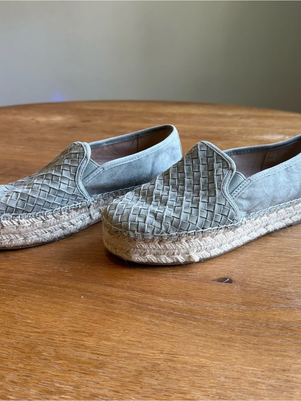 Sam Edelman slip-on espadrilles Light Sage Size 8